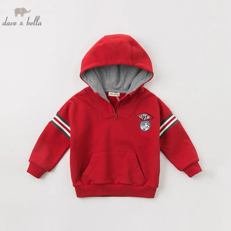 DBK11268 dave bella/осенне-зимняя детская футболка для мальчиков с длинными рукавами и