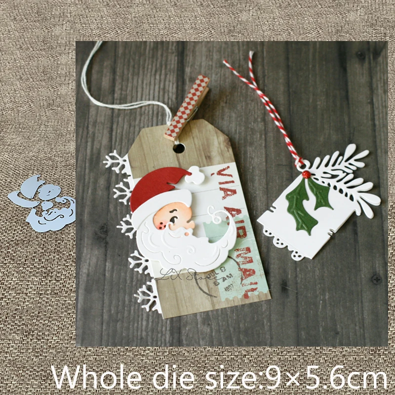 Новый дизайн металлические Вырубные штампы для рукоделия украшение Санта Клауса