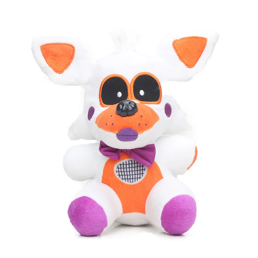 funtime foxy 15 см FNAF игрушки Five Nights At Freddy's 4 плюшевая подвеска Mangle Foxy Chica Bonnie Золотой кошмар Фредди Fazbear брелок игрушка - Цвет: funtime foxy