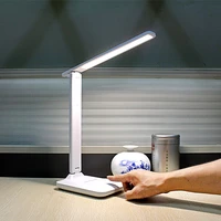 touch dimmable led night lights usb charging built in battery foldable desk lamp for bedroom reading table emergency lighting