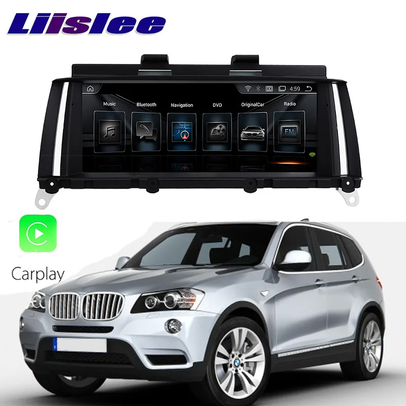 LiisLee Автомобильный мультимедийный GPS аудио Hi Fi Радио стерео для BMW X3 F25 2011 ~ 2013