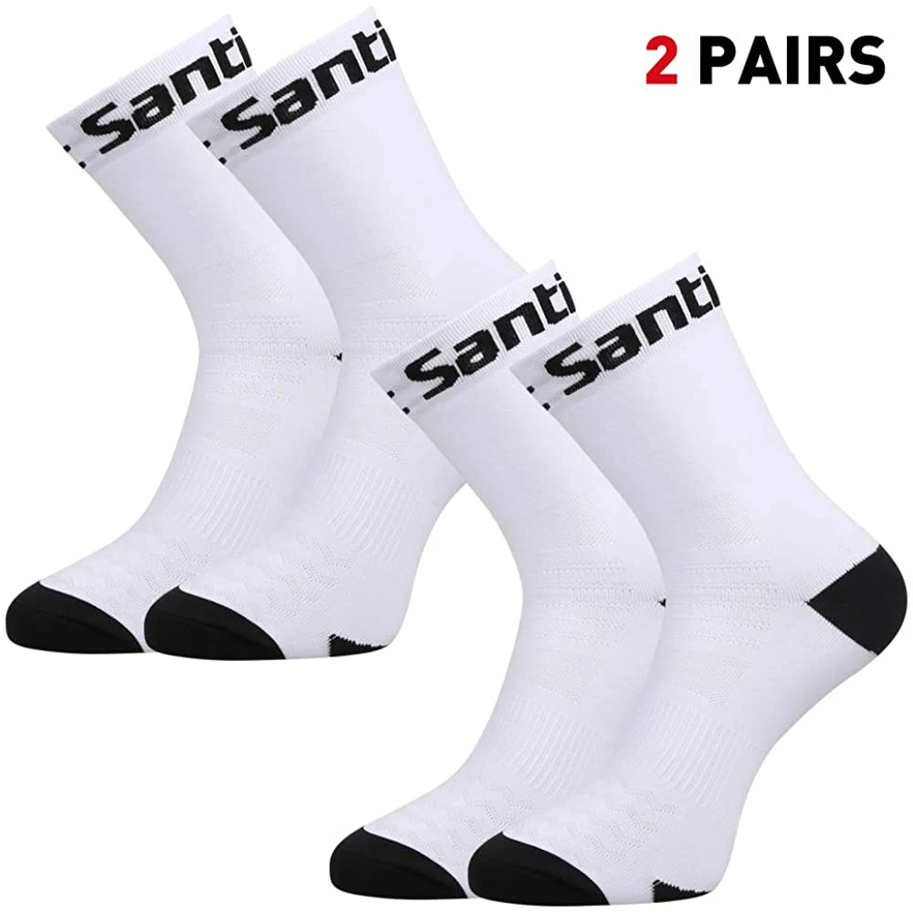 Носки Santic велосипедные для мужчин и женщин дышащие высокой эластичности