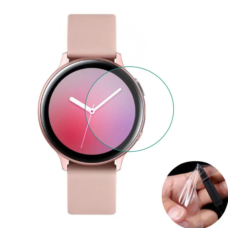 

5pcs TPU Soft Protective Film Guard For Samsung Galaxy Watch Active 2 40mm/44mm Active2 SmartWatch Screen Protector Full Cover