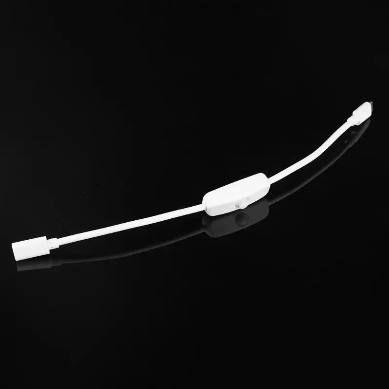 

5V Type C Power Supply Cord USB-C Male to Female Extension Cable On Off Switch for Raspberry Pi 4 Mobile Phone Tablet