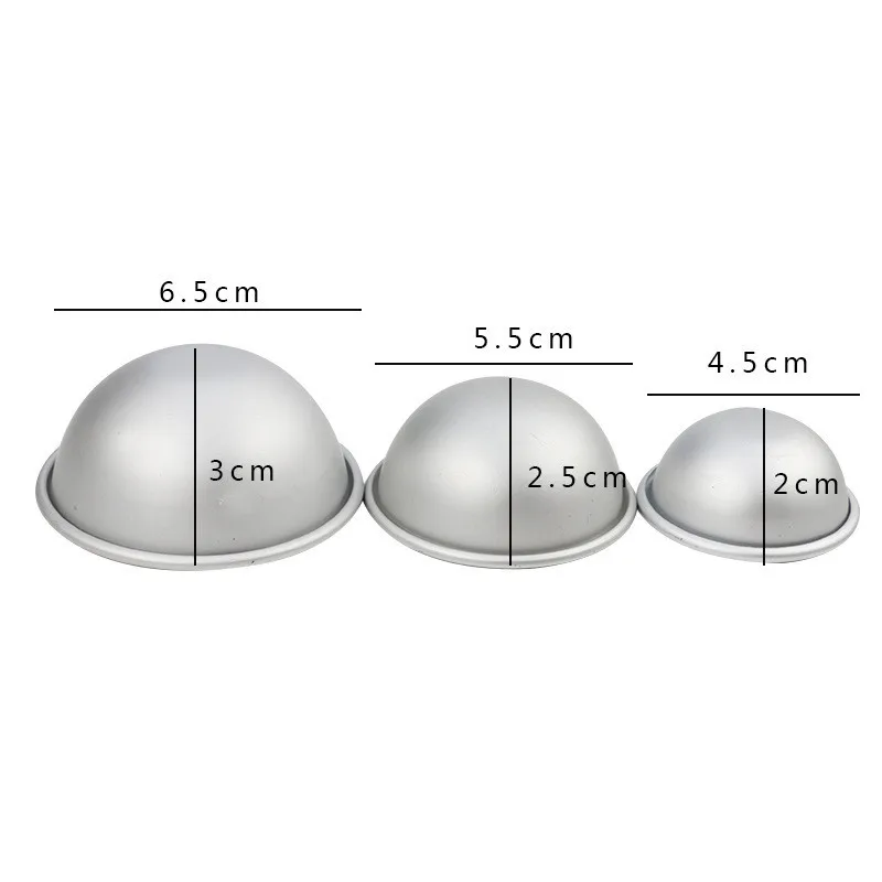 6 шт./компл. новые формы для бомбинки ванны шар из алюминиевого сплава форма