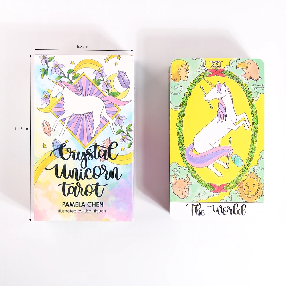 Единорог из горного хрусталя Tarot карты гадание удача игра | Игрушки и хобби