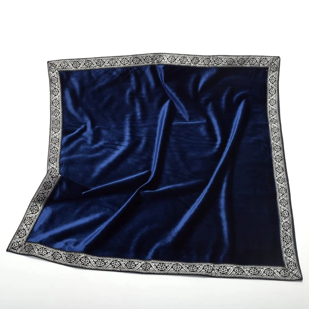 

1PC Altar Tarot Table Cloth Bag Divination Wicca Velvet Tapestry Square Tablecloth Pouch