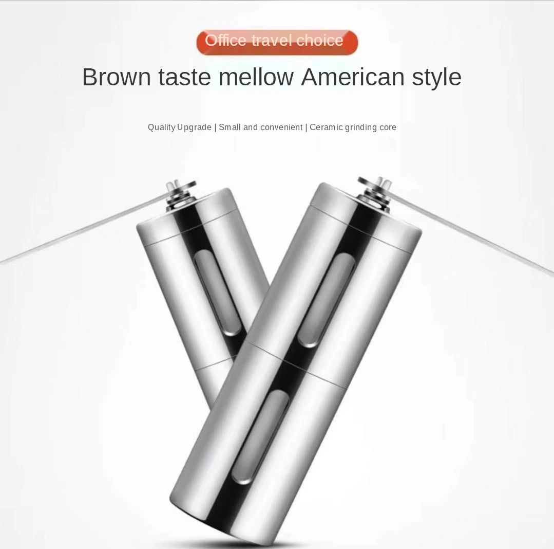 Comprare Macinacaffè Argento Mini Macinacaffè Manuale In Acciaio Inossidabile Fatto A Mano Macinacaffè Macinacaffè Macinacaffè