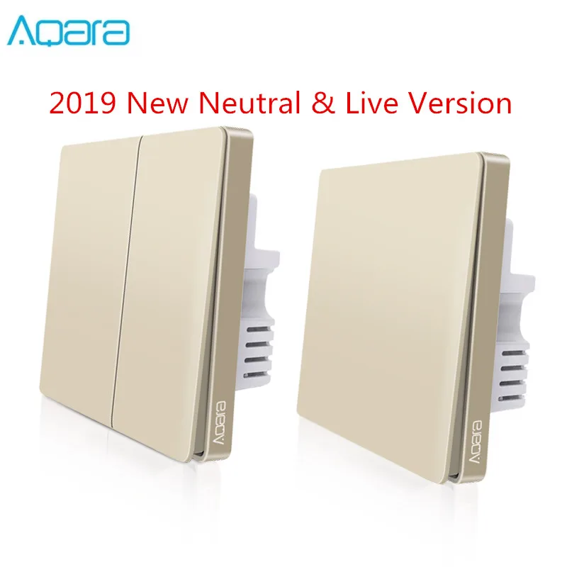 Новый настенный светильник Aqara переключатель ZigBee версии Fire/ Zero