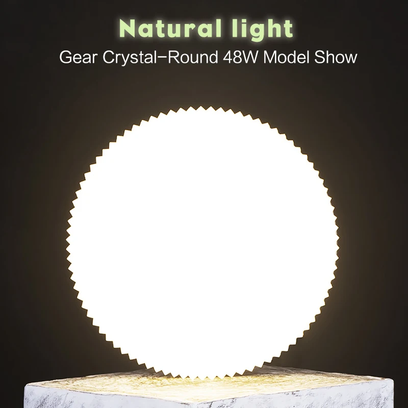 crystal ceiling lights round natural lighting fixtures indoor lighting decoration home led ceiling lamps for bedroom living room free global shipping