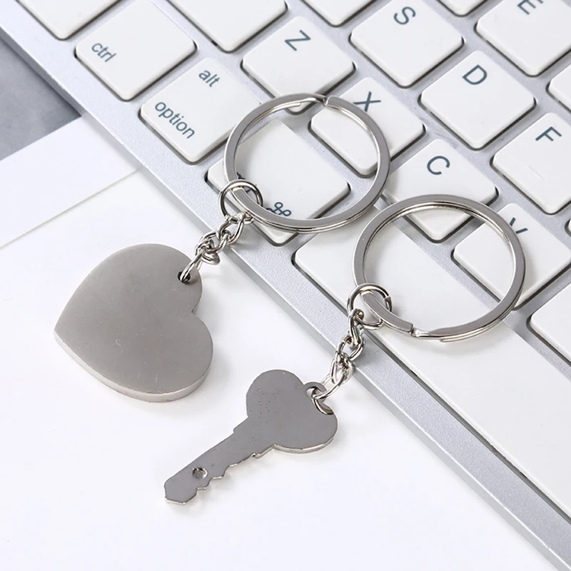 Парный брелок Diffone для влюбленных креативный с надписью I Love You Heart Стрела