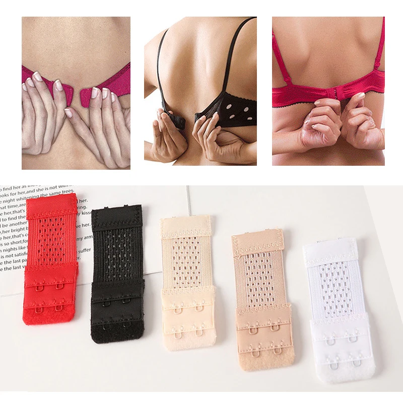 8/6/4/3Pcs Women Bra Extenders Extension Underwear Accessories Bra Lengthen Expander Adjustable Hook Clip Intimate Accessories