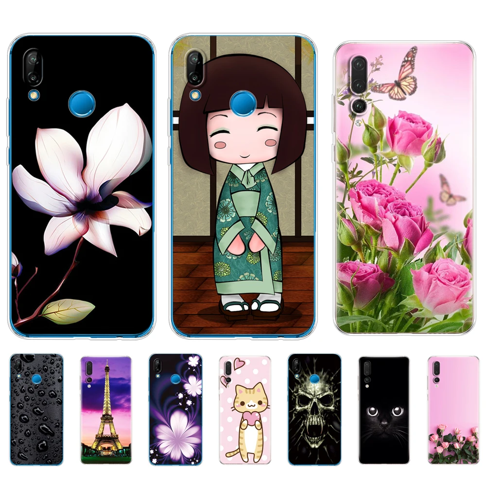 Силиконовый чехол для 5 84 &quotHuawei P20 Lite huawei p20 pro задняя крышка телефона HUAWEI P 20