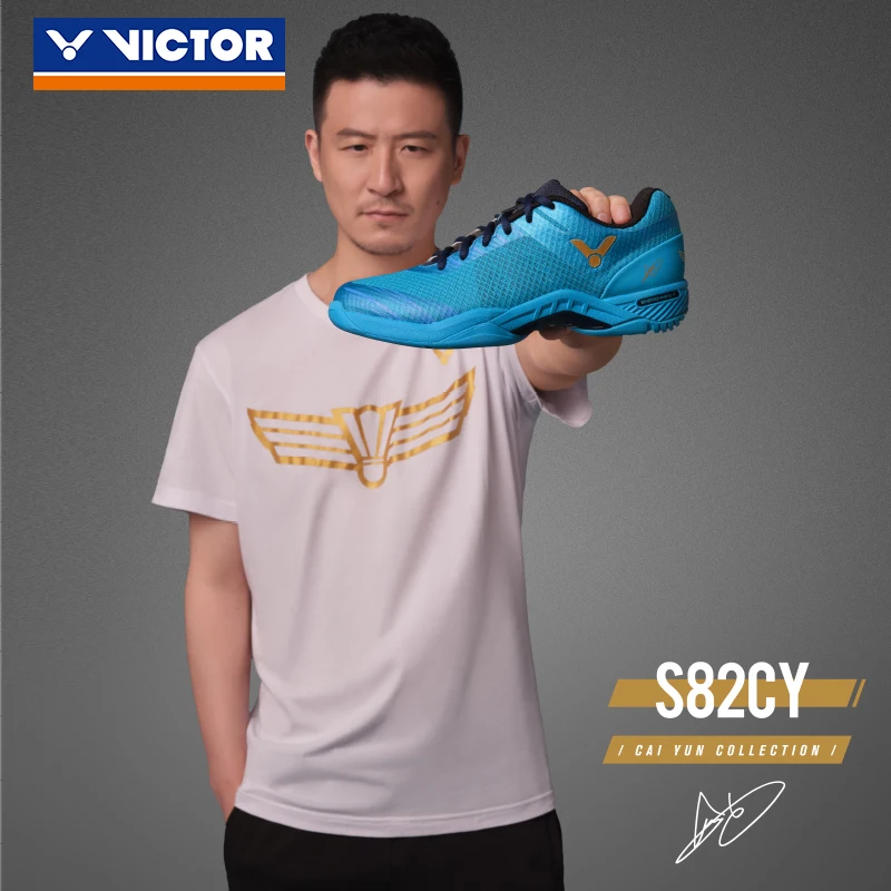 Оригинальная обувь Victor бадминтон чемпион мира Cai Yun фирменные спортивные теннисные кроссовки