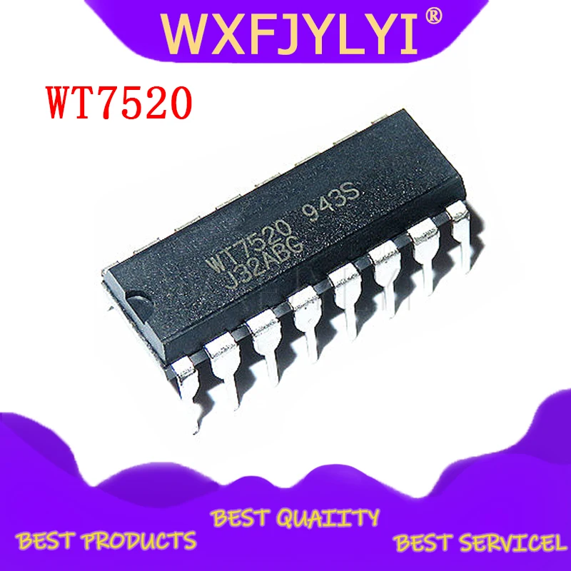 10 шт./лот WT7520 7520 DIP 16|integrated circuit|circuitcircuit integre |