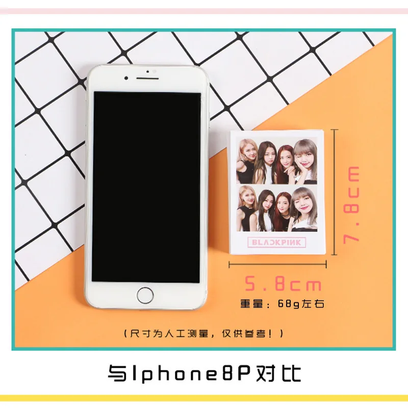 Kpop Blackpink Фотокарта Jisoo Роза Лиза художественная бумажная открытка Lomo карта