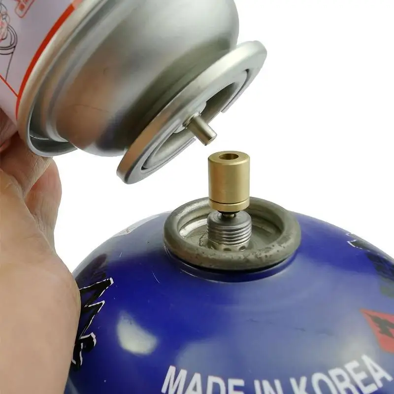 Горячий Открытый Кемпинг Надувной клапан уличная печь газ hikingнадувной медный