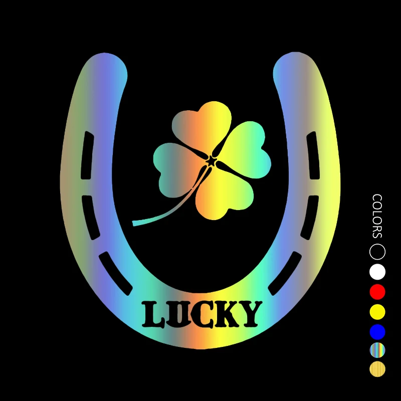 Наклейка виниловая на удачу, #15x16 см, CS31950