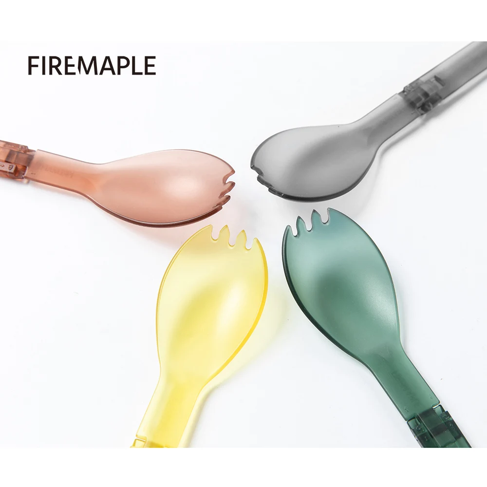 Фото Fire Maple Color Tritan Spork Spoon Camping Portable Tableware Hiking Lightweight Dinner Cookware Fork for Travel Backpacking №4
