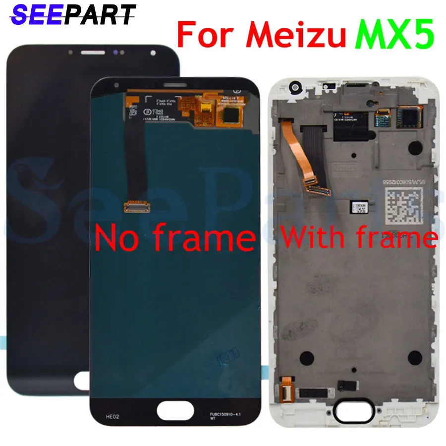 100% Протестировано для Meizu MX5 ЖК дисплей + дигитайзер сенсорный экран Стекло