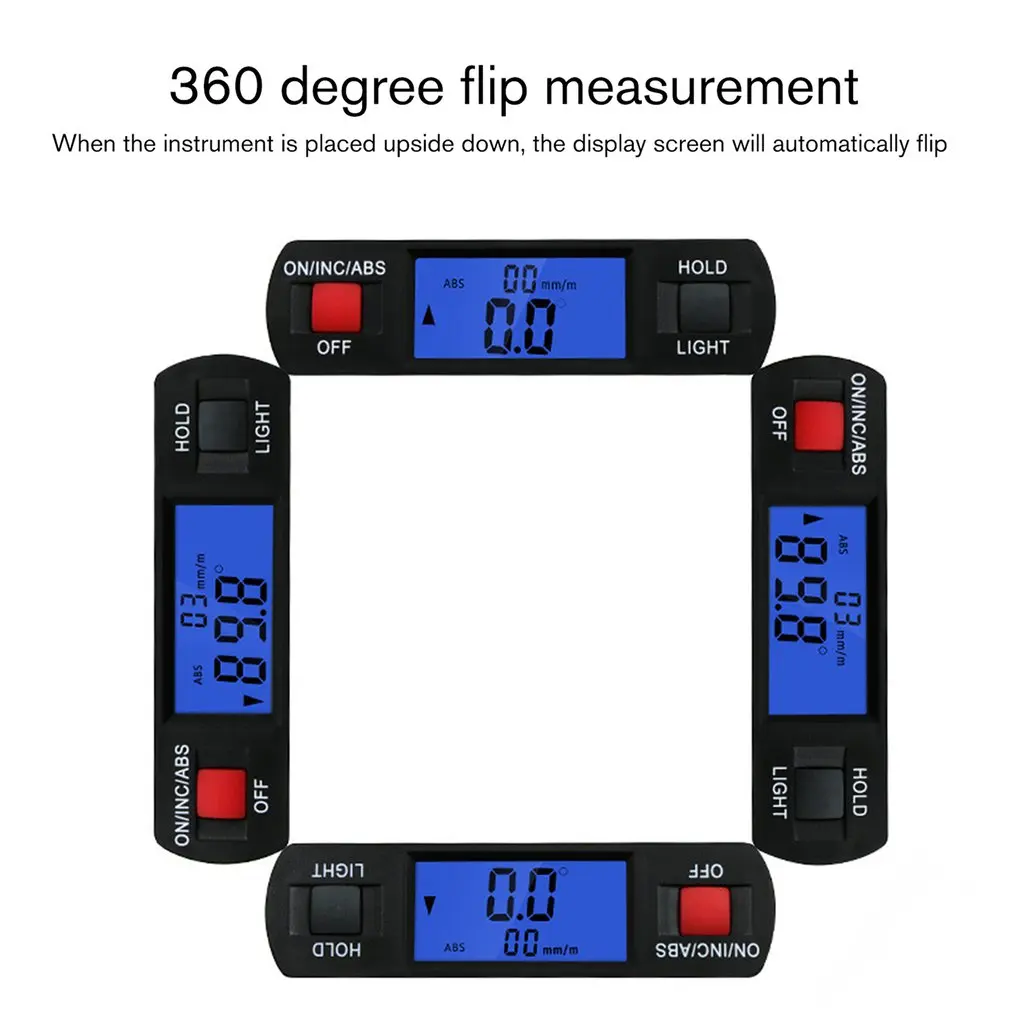 

Digital Angle Finder 0-270 degree Gauge Protractor Ruler Miltre Angle Finder With dual Spirit Level inclinometer
