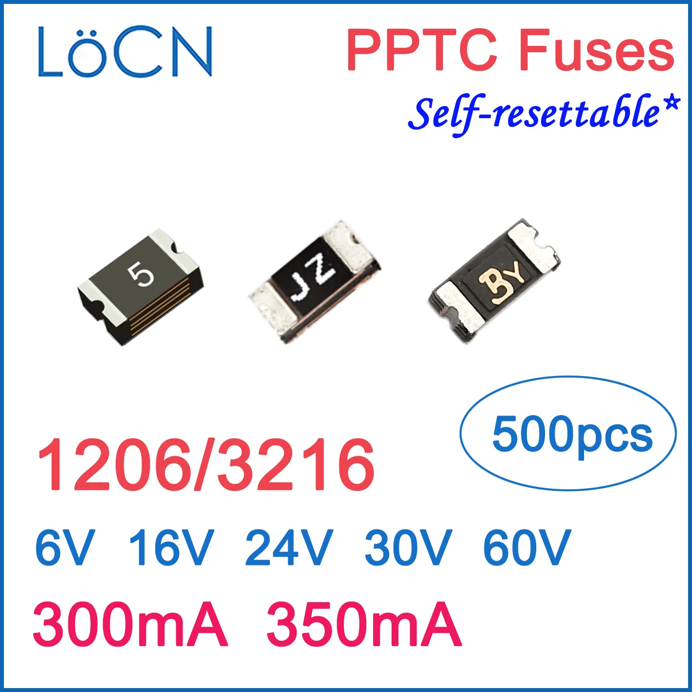 

Предохранители PPTC 1206 3216 300mA 350mA 0.3A 0.35A 6V 16V 24V 30V 60V SMD самостоятельно сбрасываемый Сделано в Китае высокого качества 500 шт