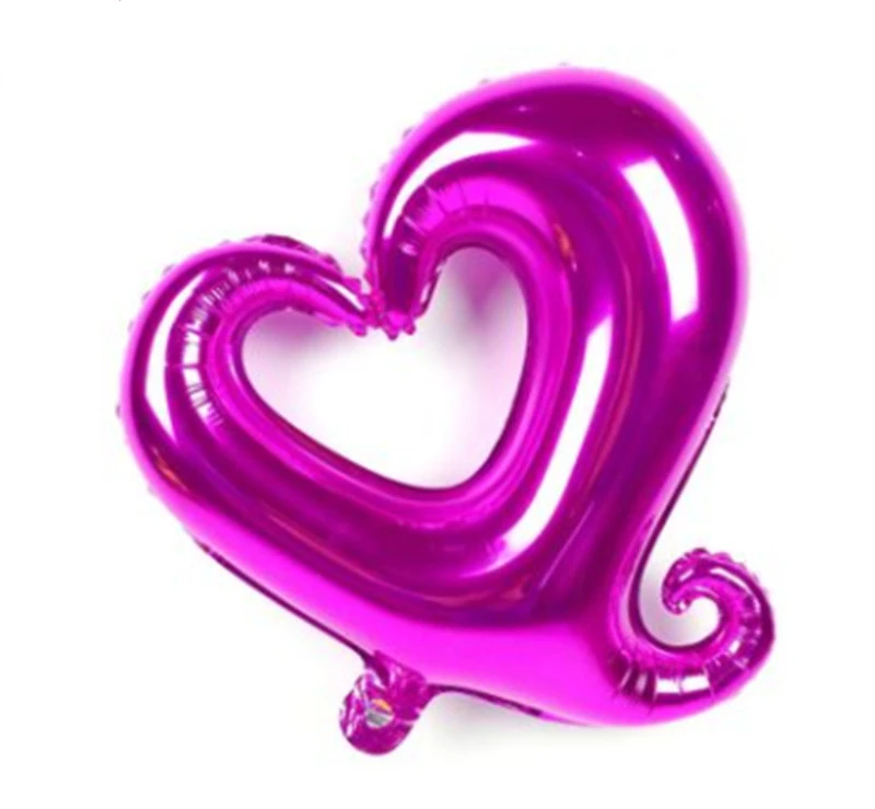 Свадебной комнаты украшение любящее сердце в форме сердца воздушные шары на День