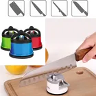 Вольфрамовая Алмазная точилка для ножей, шлифовальная машина, безопасные всасывающие ножницы, камень, керамический точильный камень, дамасский гаджет шеф-повара, кухонные принадлежности