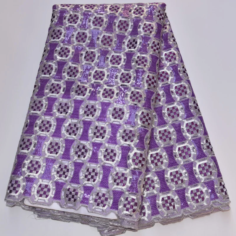 (5 ярдов/шт.) высококачественная мятно-зеленая африканская кружевная ткань ручной