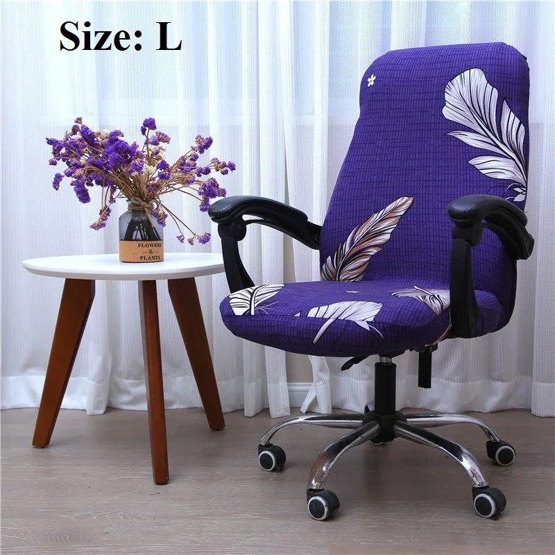 yumao size L Современный Офисный чехол на компьютерное кресло пылезащитный чехол для студийного офисного кресла эластичный чехол для компьютерного игрового кресла - Цвет: yumao size L