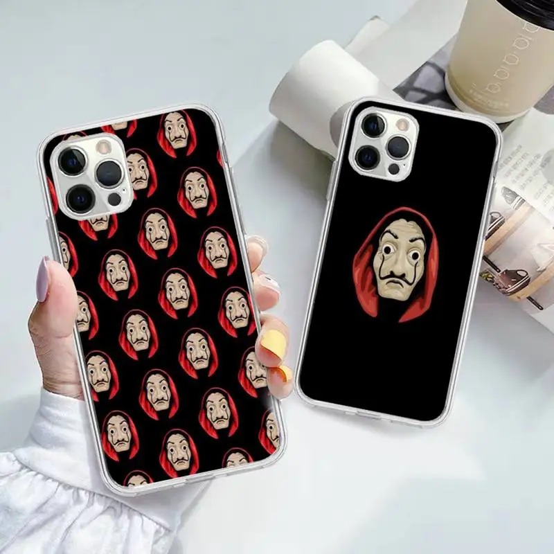 

Spain TV Money Heist House Paper La Casa de papel Phone Case for iPhone 11 12 13 mini pro XS MAX 8 7 6 6S Plus X 5S SE 2020 XR
