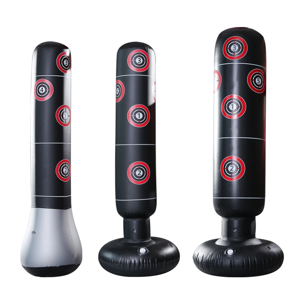 Боксерский мешок надувной боксерский тренировочный для снятия давления на