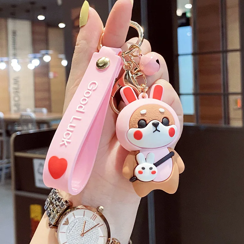 Милый медведь с сумкой брелок мультяшная кукла рюкзак подвеска сумка украшение