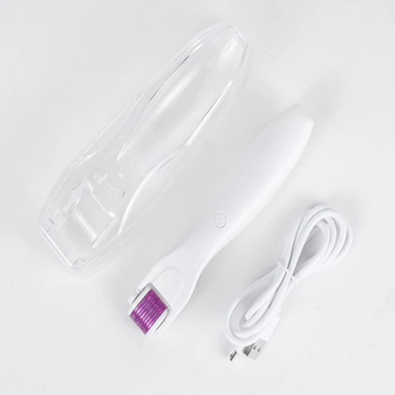 

LED Electric Vibration 540 Micro Needle Roller Microneedling Face Massager Remove Acne Facial Mesotherapy Beauty Skin Care Tool