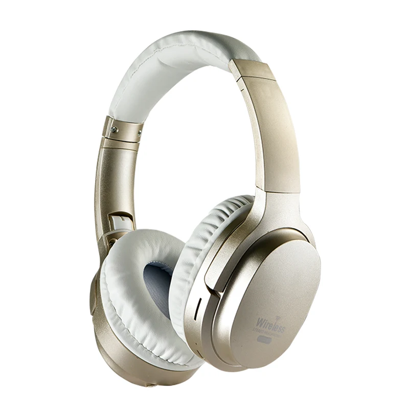 Беспроводная гарнитура Bluetooth 5 0 Складная с микрофоном HiFi Поддержка TF / FM