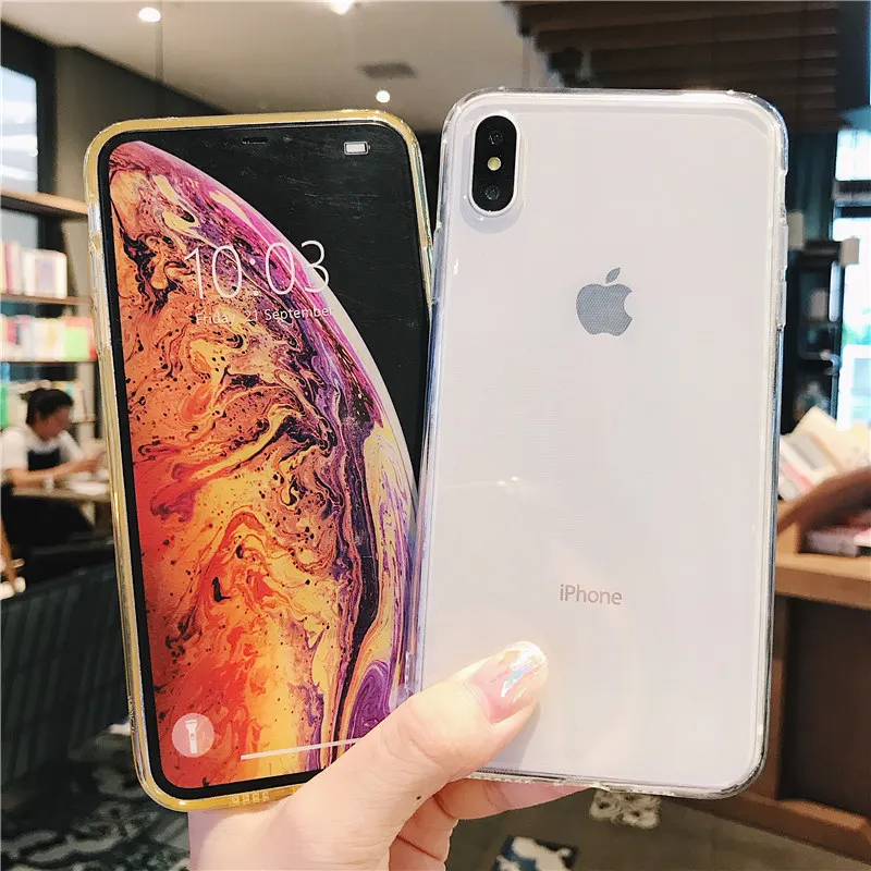 Разноцветный прозрачный чехол GTWIN для телефона iPhone 11 Pro Max X XR XS 7 6 6s 8 Plus