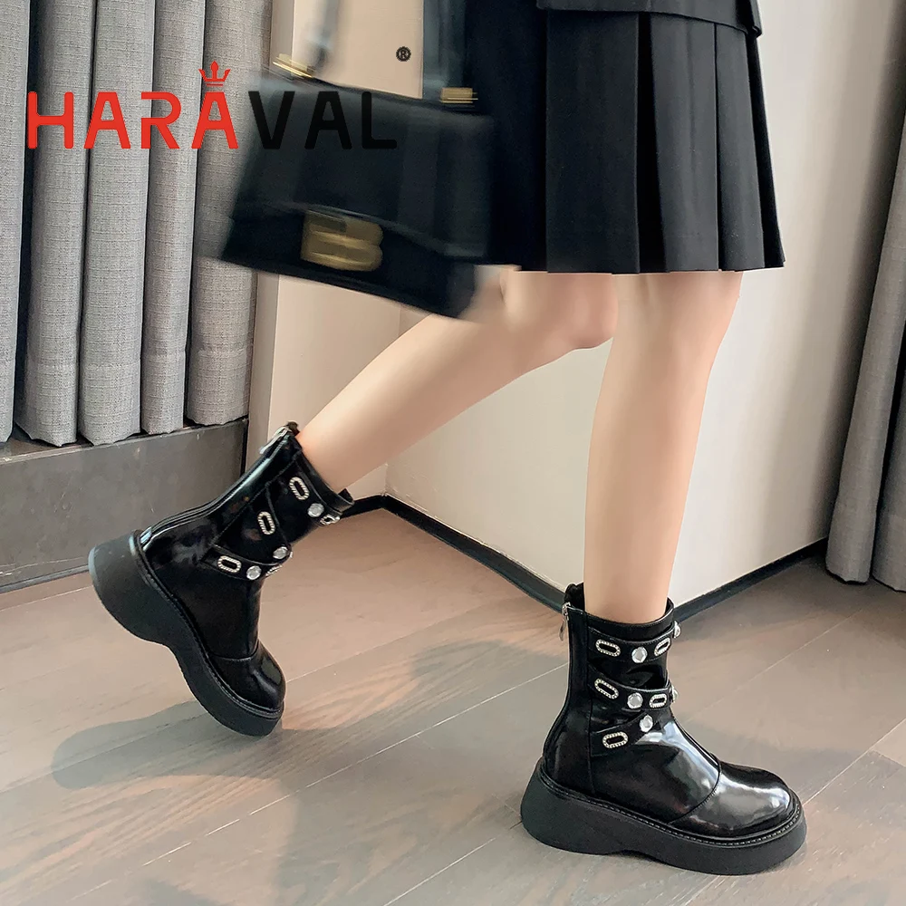 

Женские ботильоны на толстой подошве, с круглым носком, E50E518L