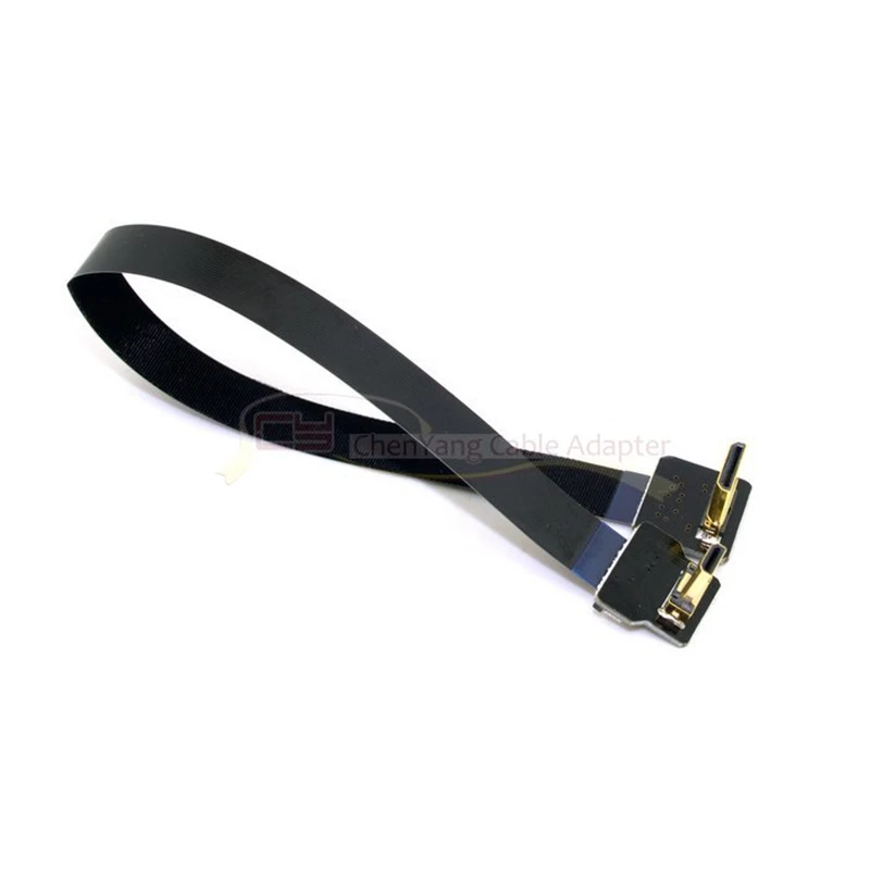 FPV 90 градусов вниз мини к микро HDMI-совместимый адаптер 5 см-50 см FPC плоский HD-кабель