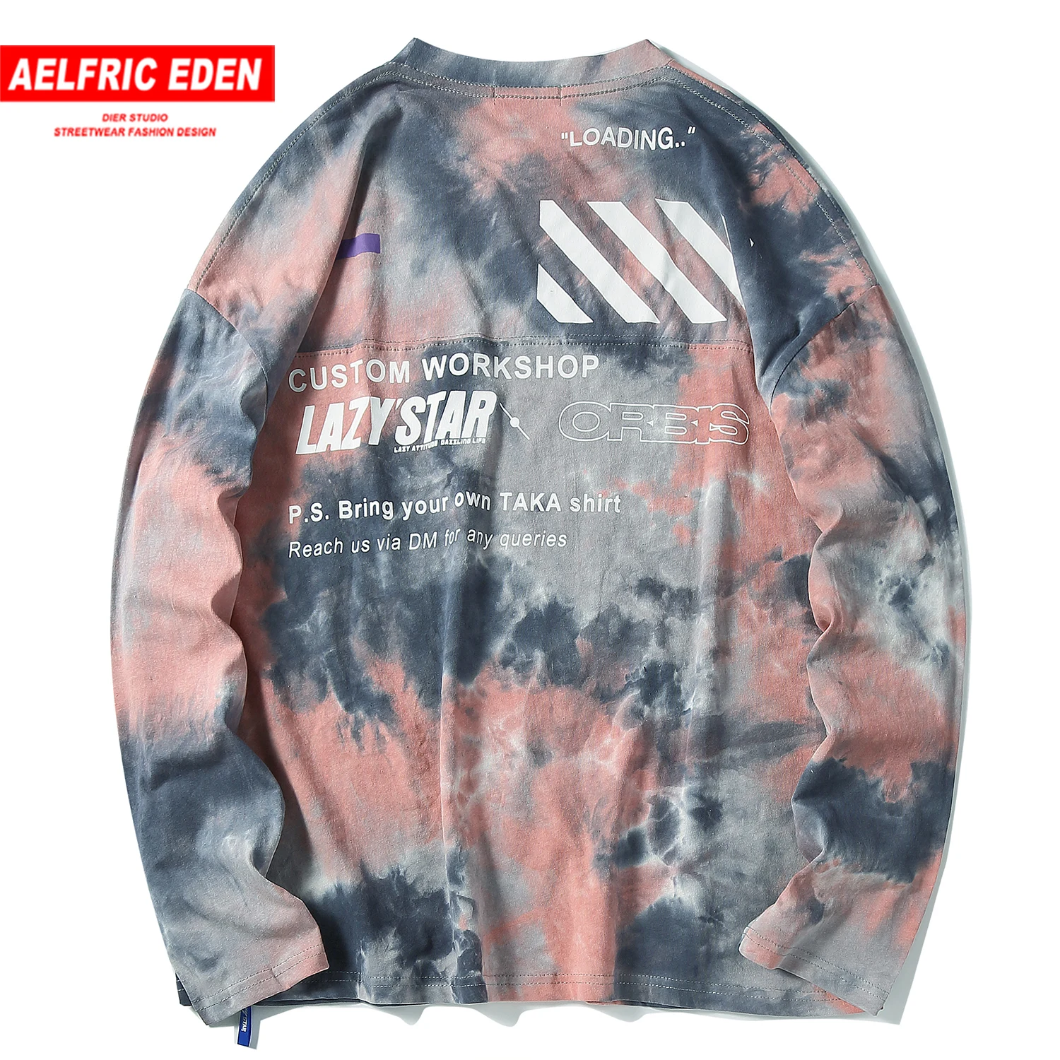 Aelfric Eden толстовки с печатными надписями для мужчин 2019 Harajuku Уличная Повседневная