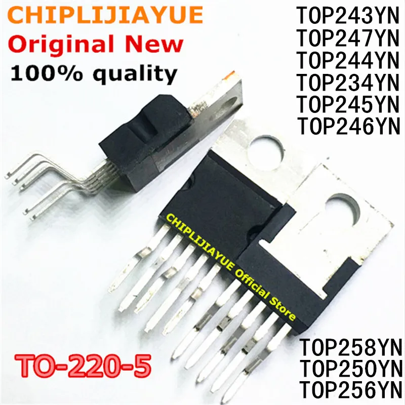 Новый и оригинальный чипсет IC TOP234YN TOP243YN TOP244YN TOP245YN TOP246YN TOP247YN TOP250YN TOP256YN TOP258YN TO 220 TO220