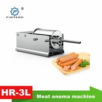 factory directly sale 3l manual hydraulic sausage stuffer sausage machine horizontal