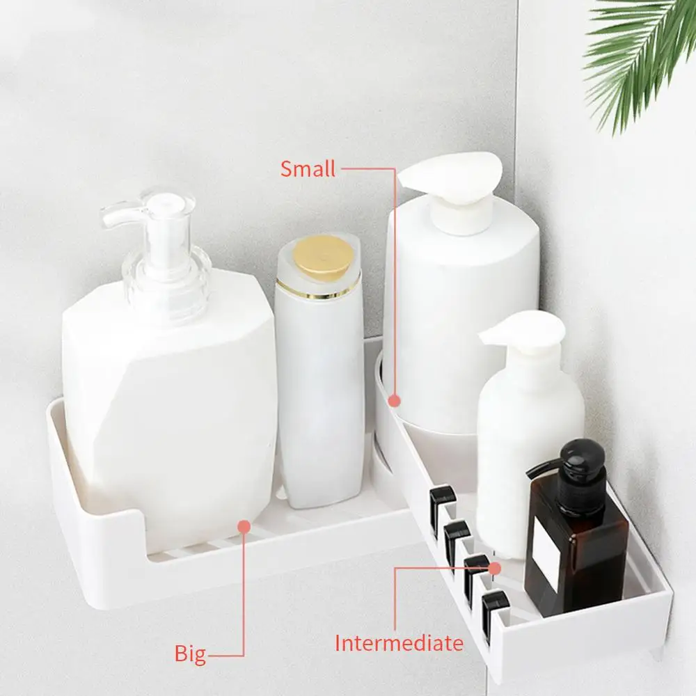 1 шт. угловая полка для душа Ванная комната держатель шампуня кухня вращение