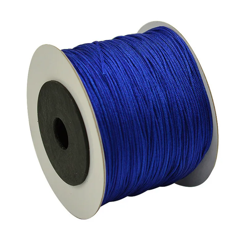 0 8 мм 100 м нейлон хлопок шнур нить китайский узел макраме ремень ожерелье жгут из