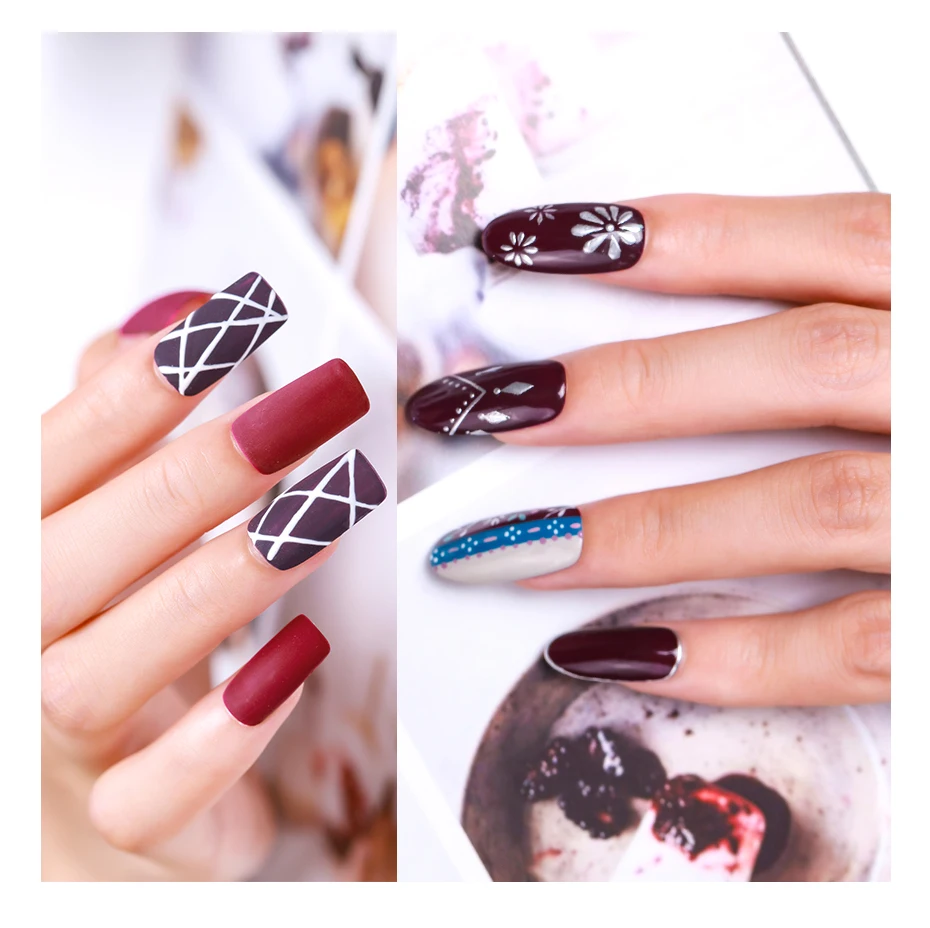 HNM Новая серия jam УФ гель для ногтей DIY Дизайн Замачивание от матового верха лак