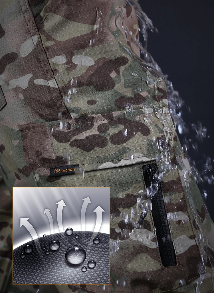 

Men's CP Camping Hiking Pants Casual Camouflage Jogger Pants Tactical Military Trousers Men Cargo Pants