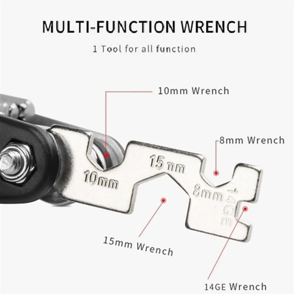 

16 in 1 Multifunction Bicycle Repair Tools Kit Hex Spoke Cycling Screwdriver Tool MTB Mountain Cycling Bike Repair Tool