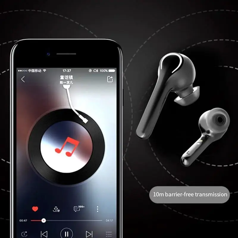 

TWS-A6 Bluetooth 5.0 wireless earphones, digital display battery charging box, IPX5 waterproof sports exercise wireless earphone