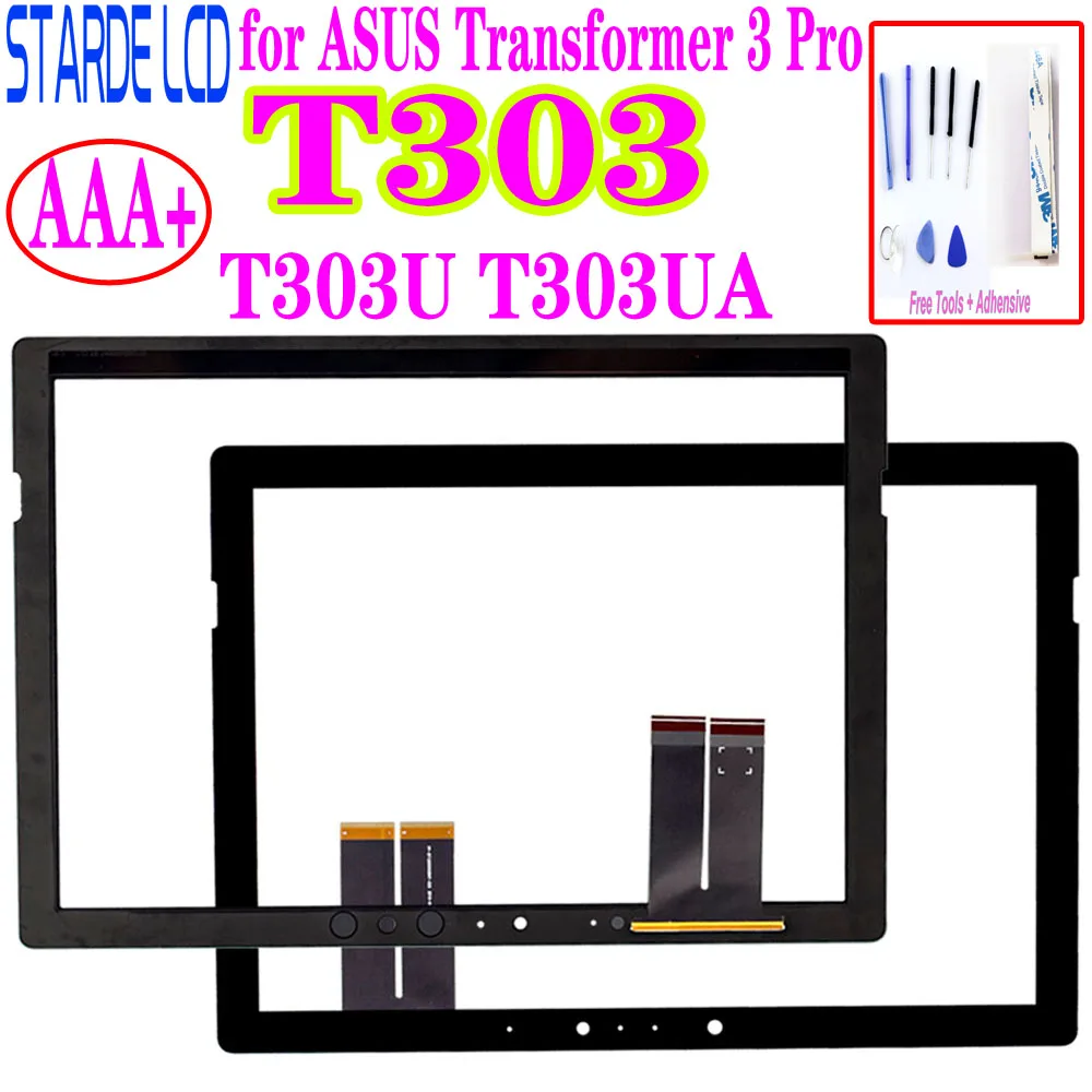 AAA + сенсорный экран для ASUS Transformer Book 3 Pro T303 T303U T303UA DH54T дигитайзер Замена|ЖК-экраны и