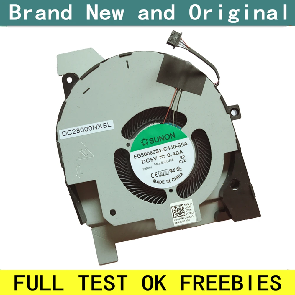 Новый вентилятор охлаждения процессора ноутбука Кулер для dell Latitude 5501 DC28000NXSL