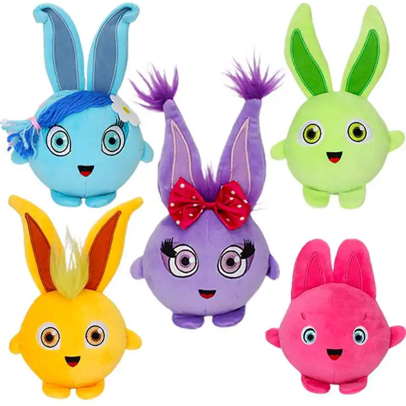 

15-20CM Kawaii Cartoon Sunny Bunnies Plush toys Happy rabbit anime doll toys for girls boys kids baby birthday gift